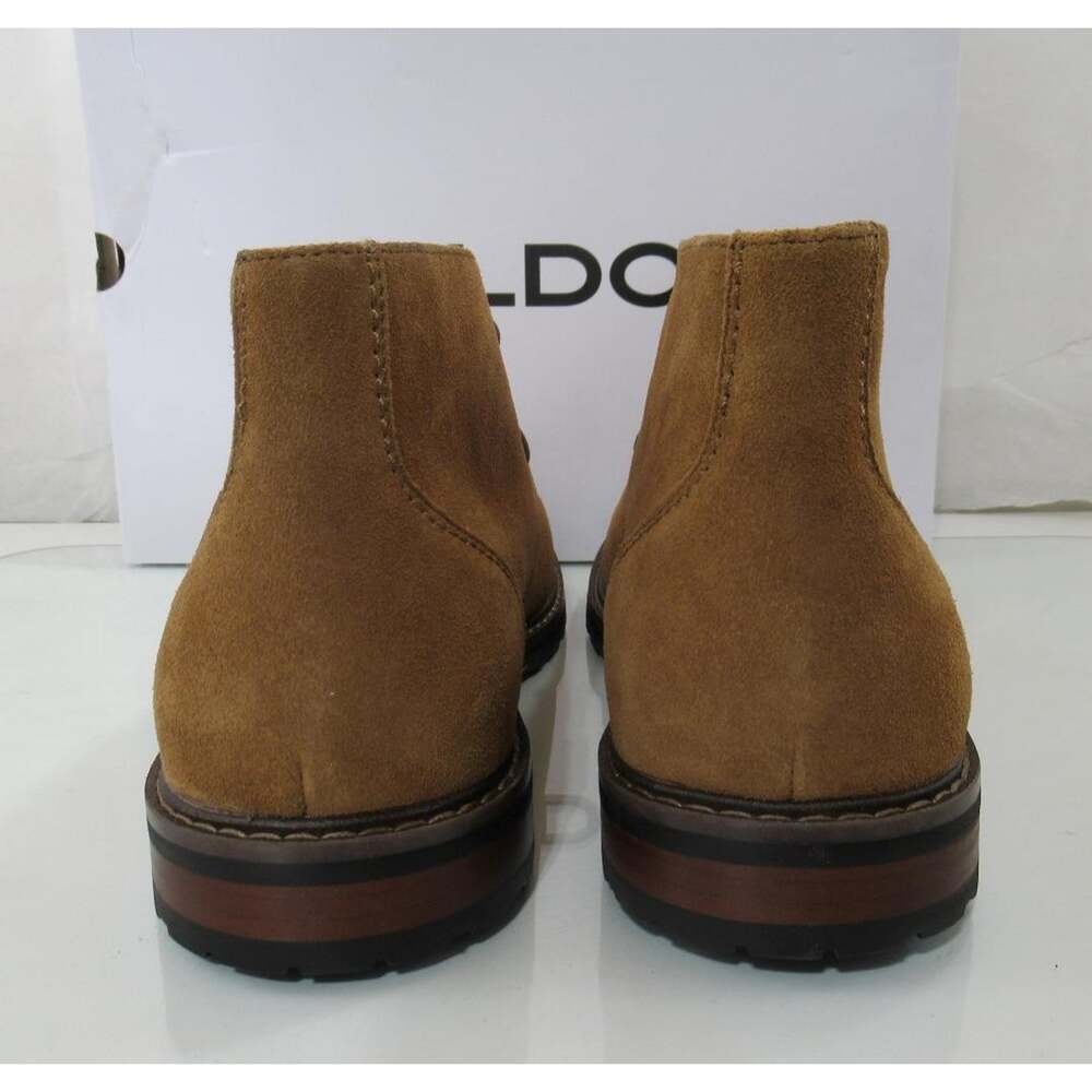 Men's Aldo Kenora Ankle Chukka Lace Up Boots Casual Chestnut Suede Size 10.5 - Picture 7 of 8